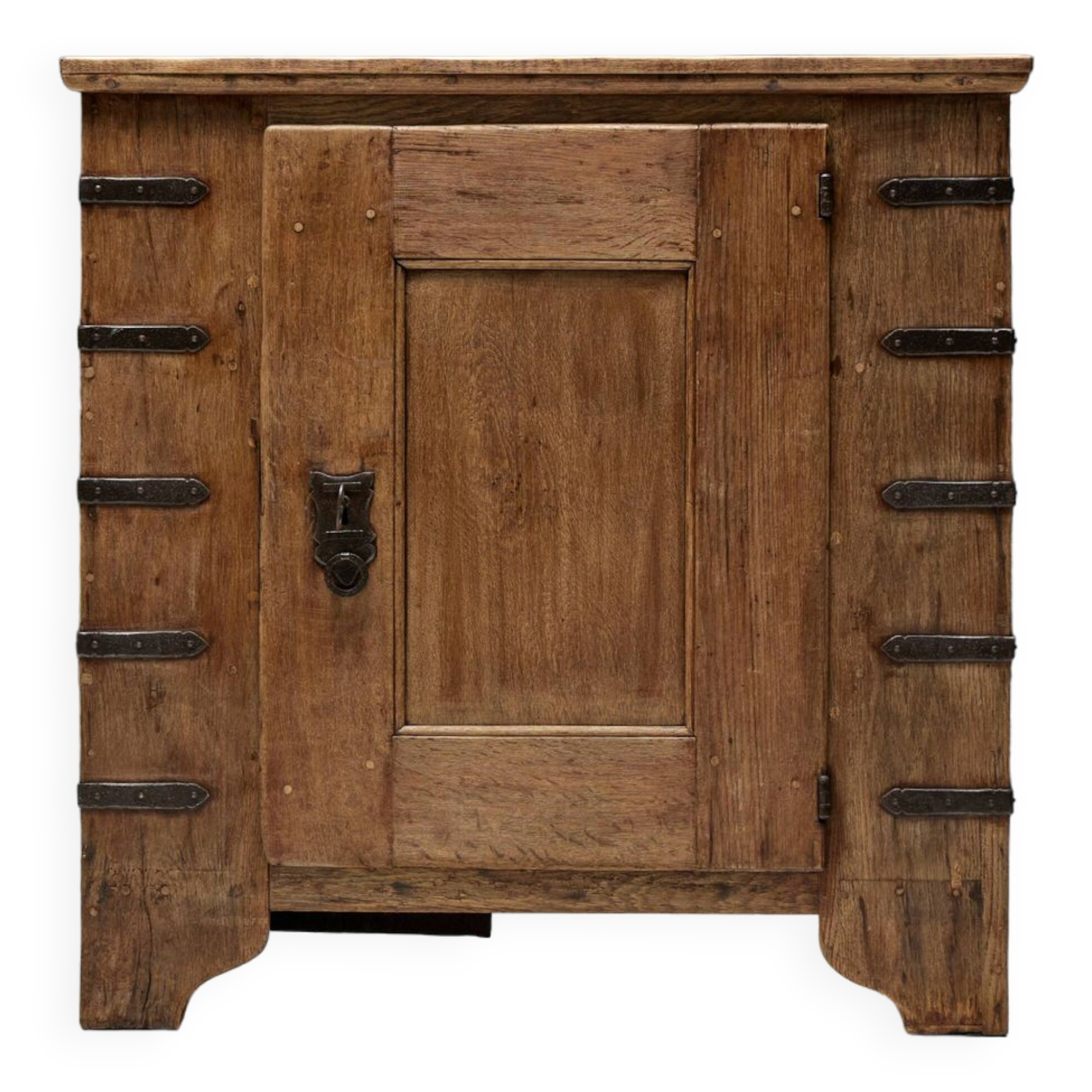 Brutalist Folk Art Cabinet, Spain, 18th Century