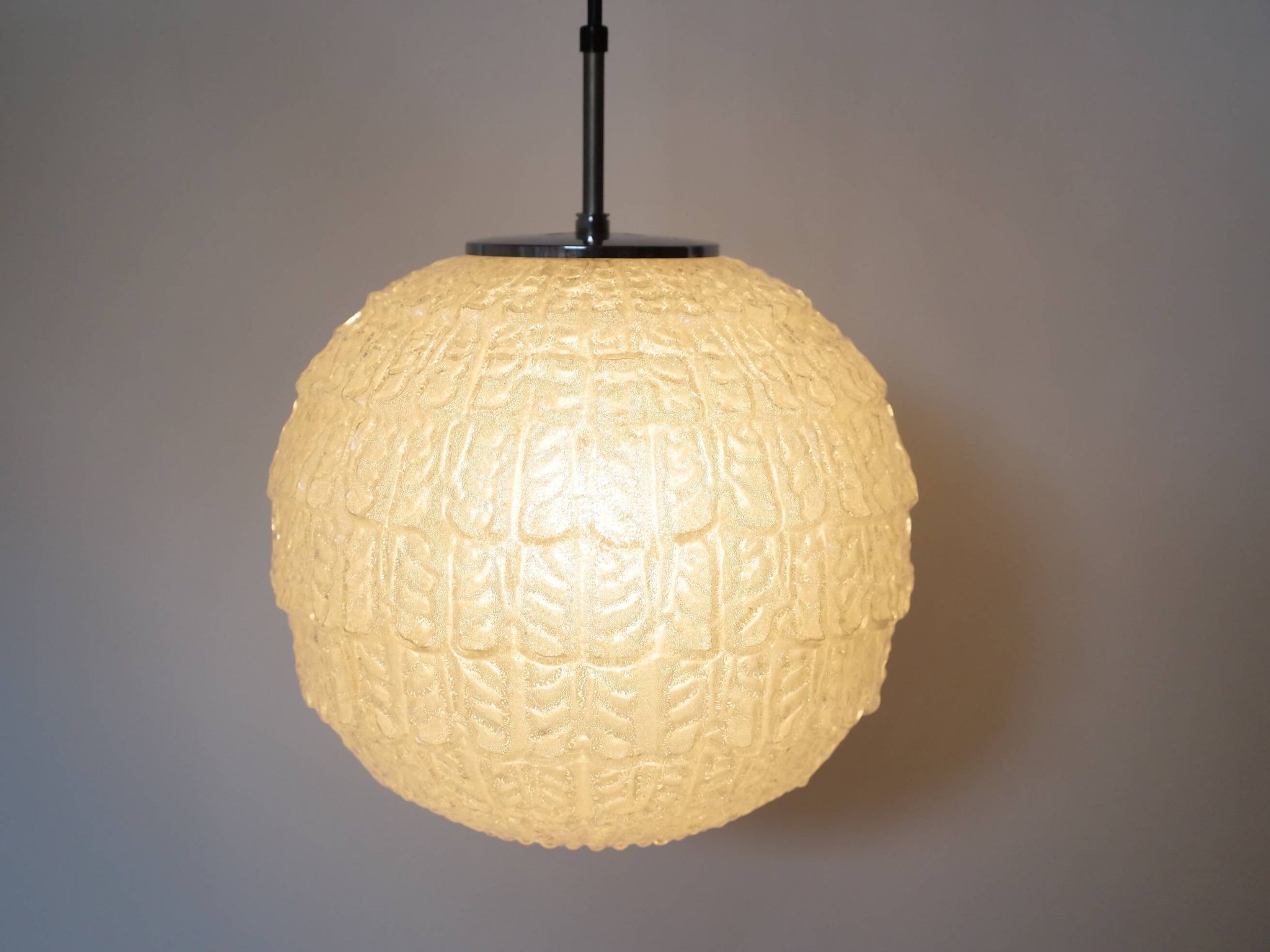 Design Globe Lamp 1960s 1970s  Glass
