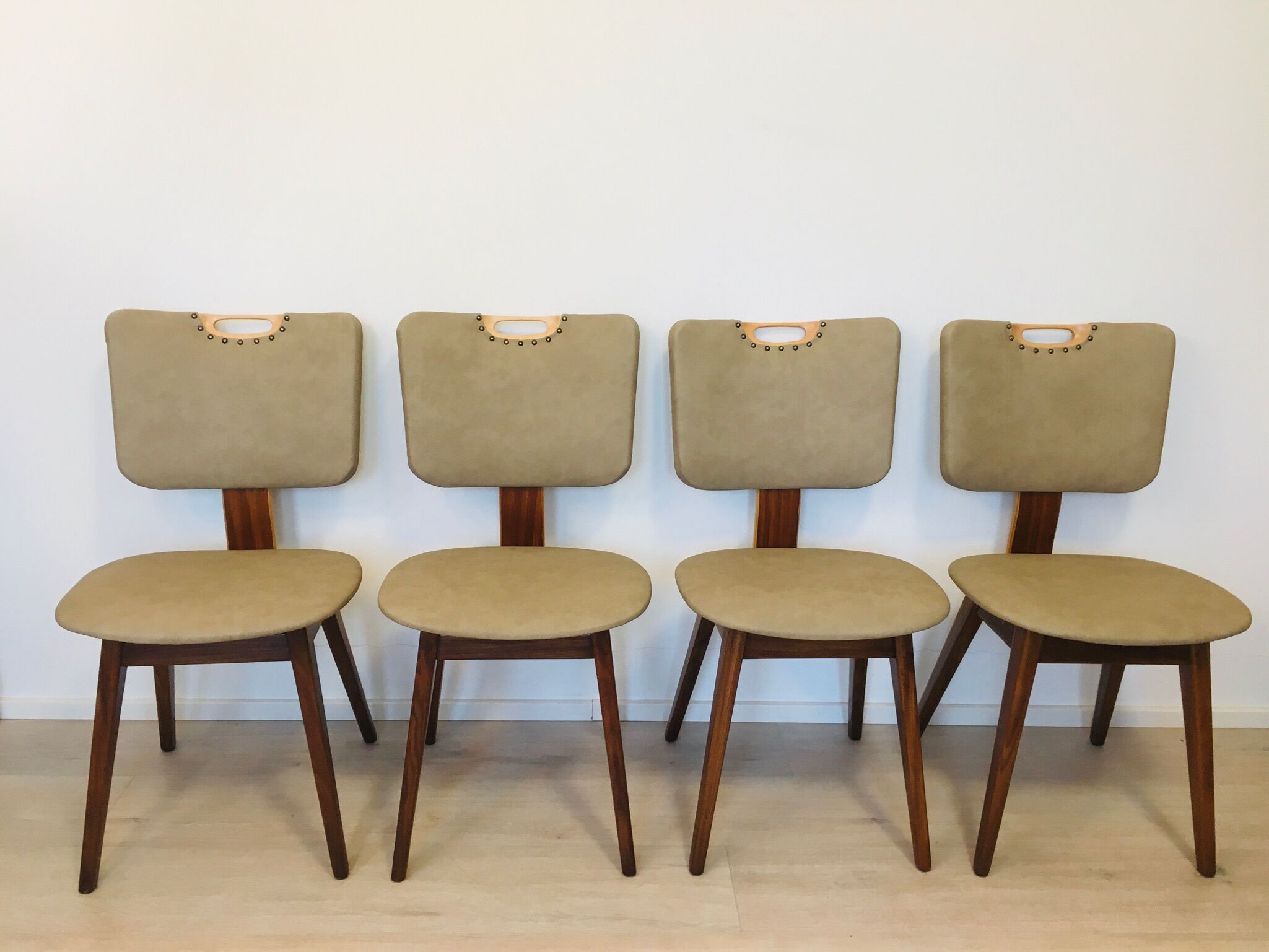 Dutch Vintage Chairs, Set of 4, 1960s