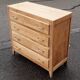 Commode vintage bois brut