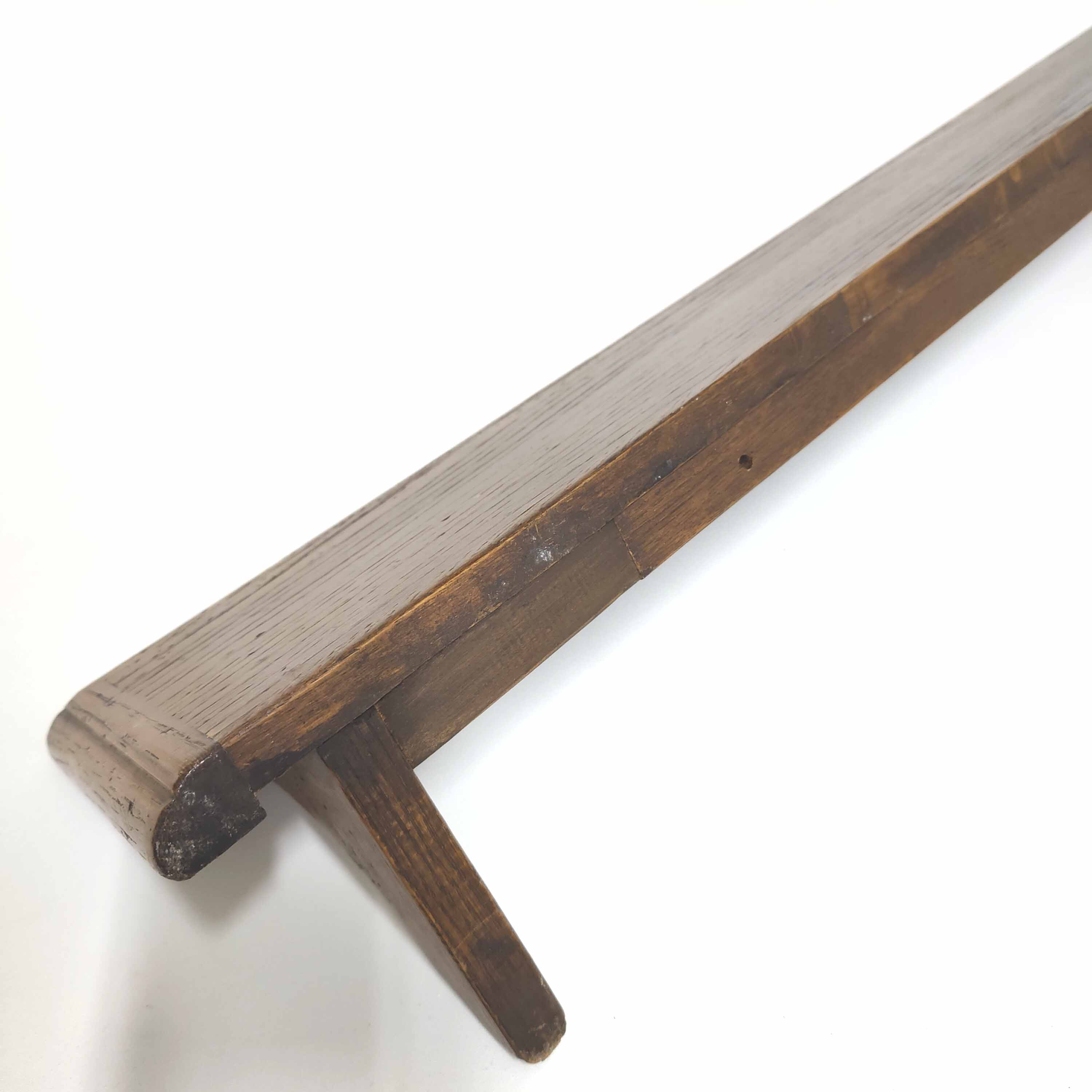 Vintage solid wood wall shelf