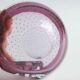 Murano glass purple bullicante trinket bowl, 1960s