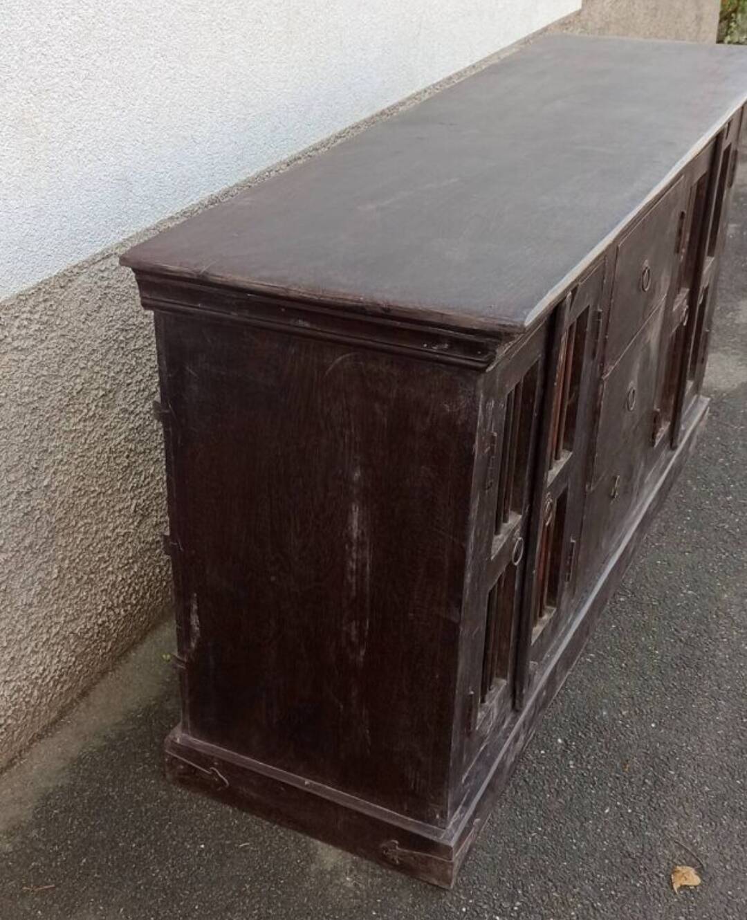 Old wooden sideboard