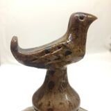 Vase pique fleur en grès pyrite zoomorphe 1950/60