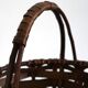 Brutalist basket in bark