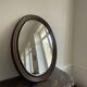 Syla vintage oval mirror