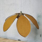 Flower petal hanging lamp