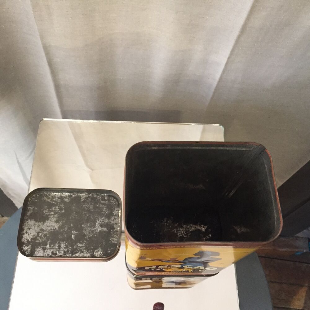 Nescao Nestle advertising metal box
