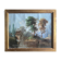 Tableau HST/P "Paysage Barbizon animé à la rivière" signé à restaurer XIX°