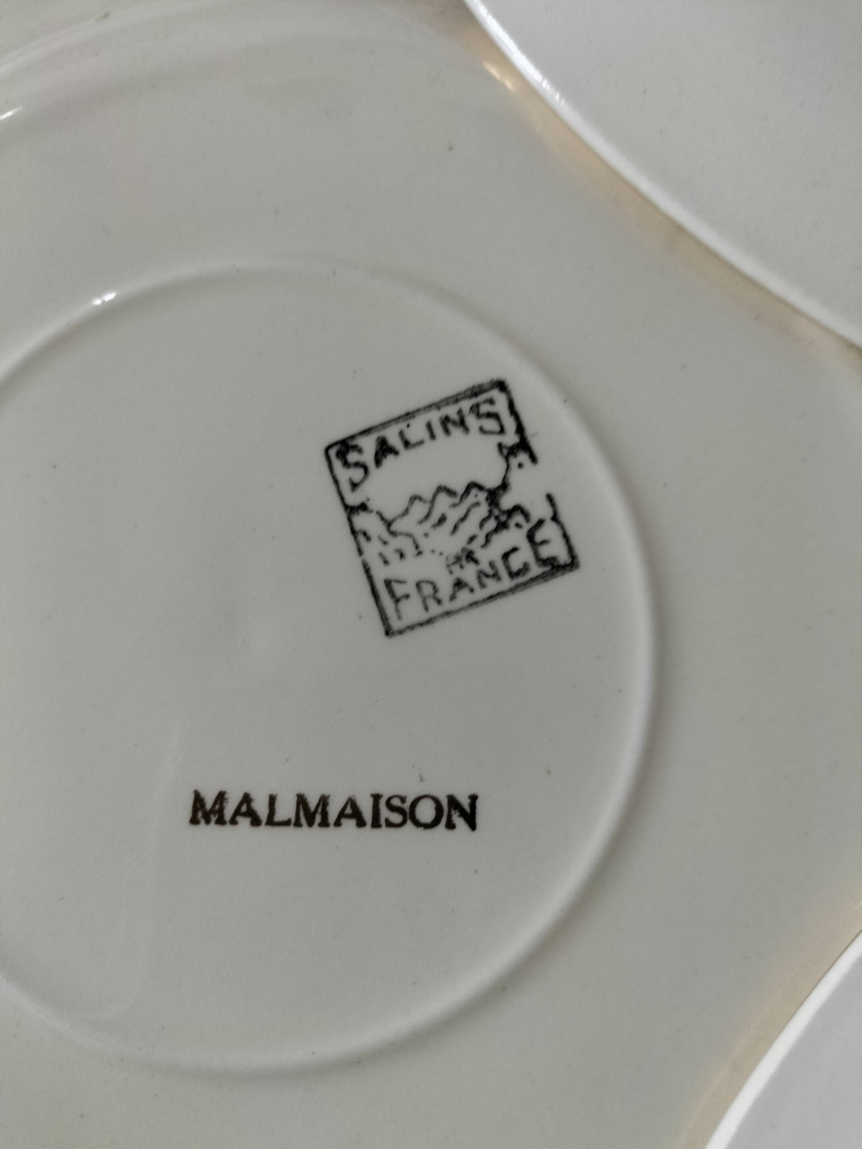 Dessert service Salins, model Malmaison, 1955–1960