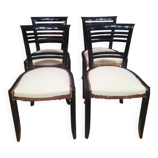 Serie de 4 chaises des années 1950
