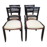 Set of 4 chairs from the 1950s.