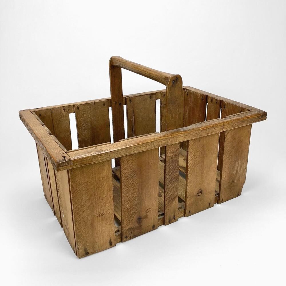 Panier de récolte en bois