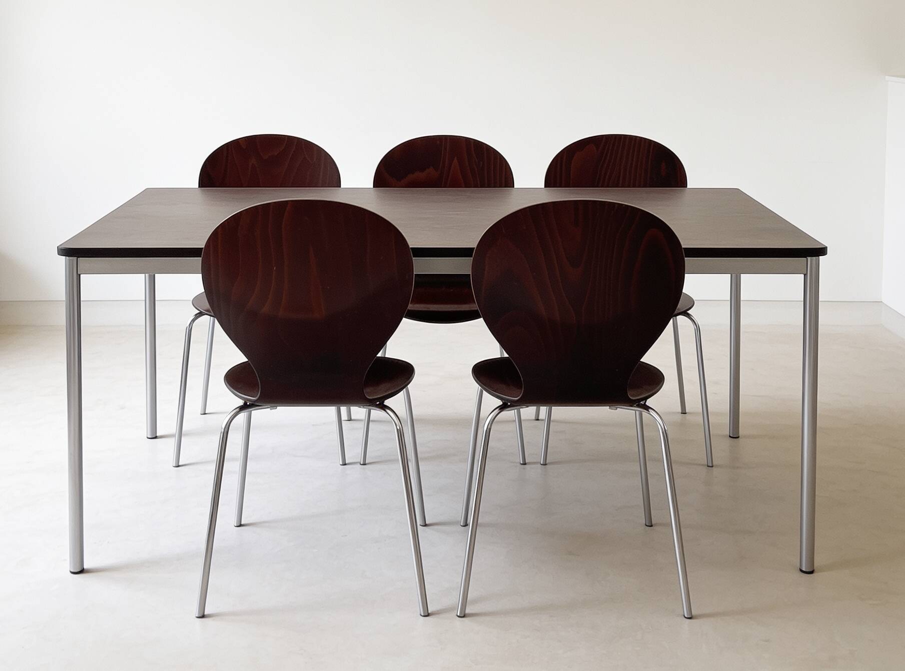 Set of 5 TON bistro chairs