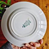 Set of 12 flat plates with slight defects Saint Amand 1932