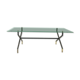 Glass coffee table