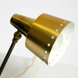 Two beautiful rare Mid Century Modern brass table lamps