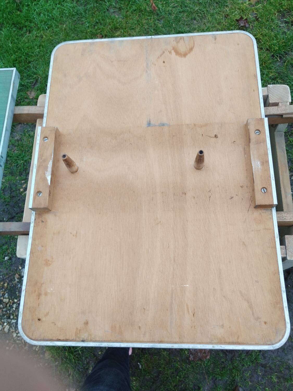 Table de cuisine en bois ancienne vintage