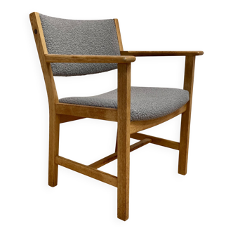 Scandinavian design armchair with "hans wegner" stamp 1960.