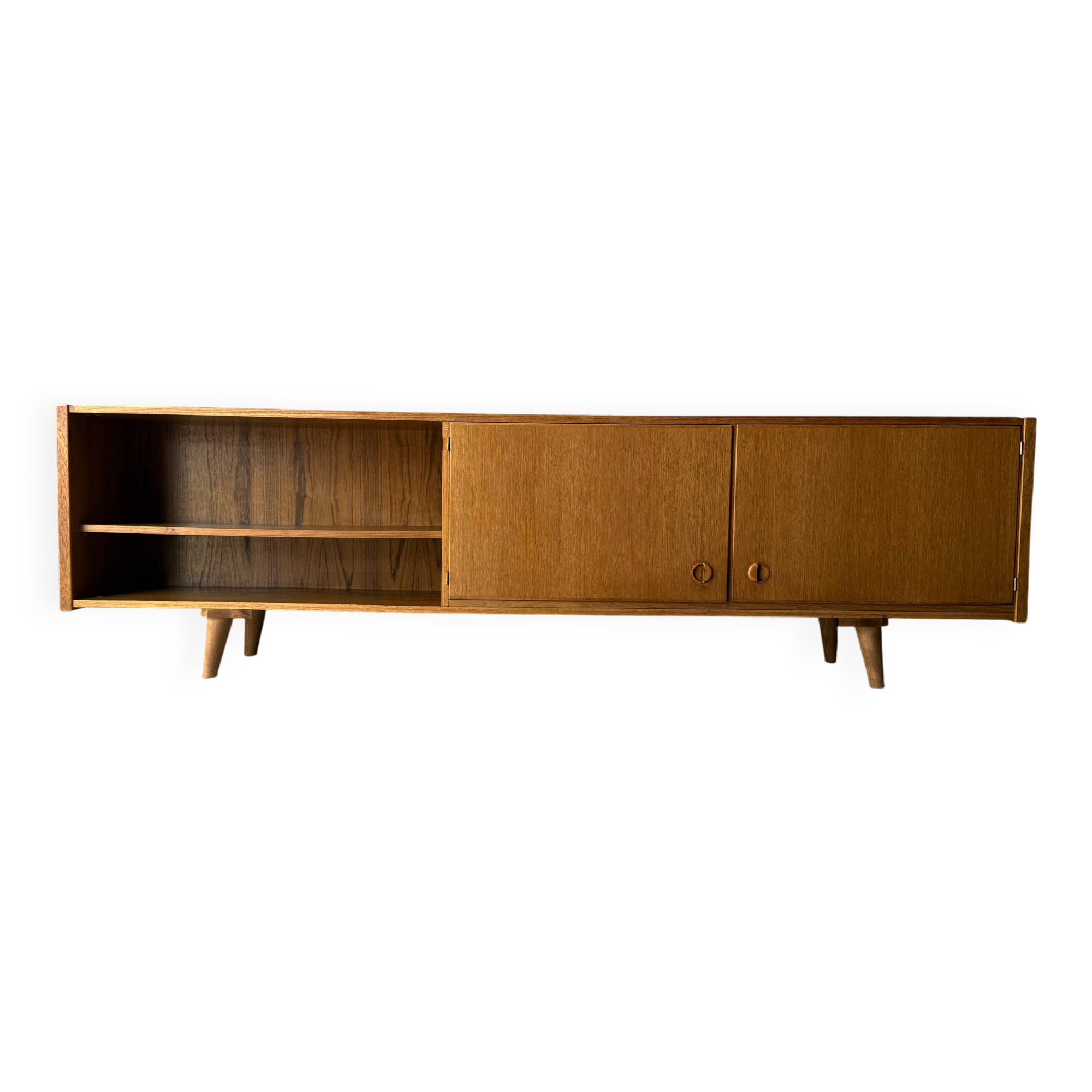 Vintage Scandinavian teak sideboard, 1970.
