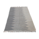 Traditional handmade gray carpet in pure wool 151x204cm
