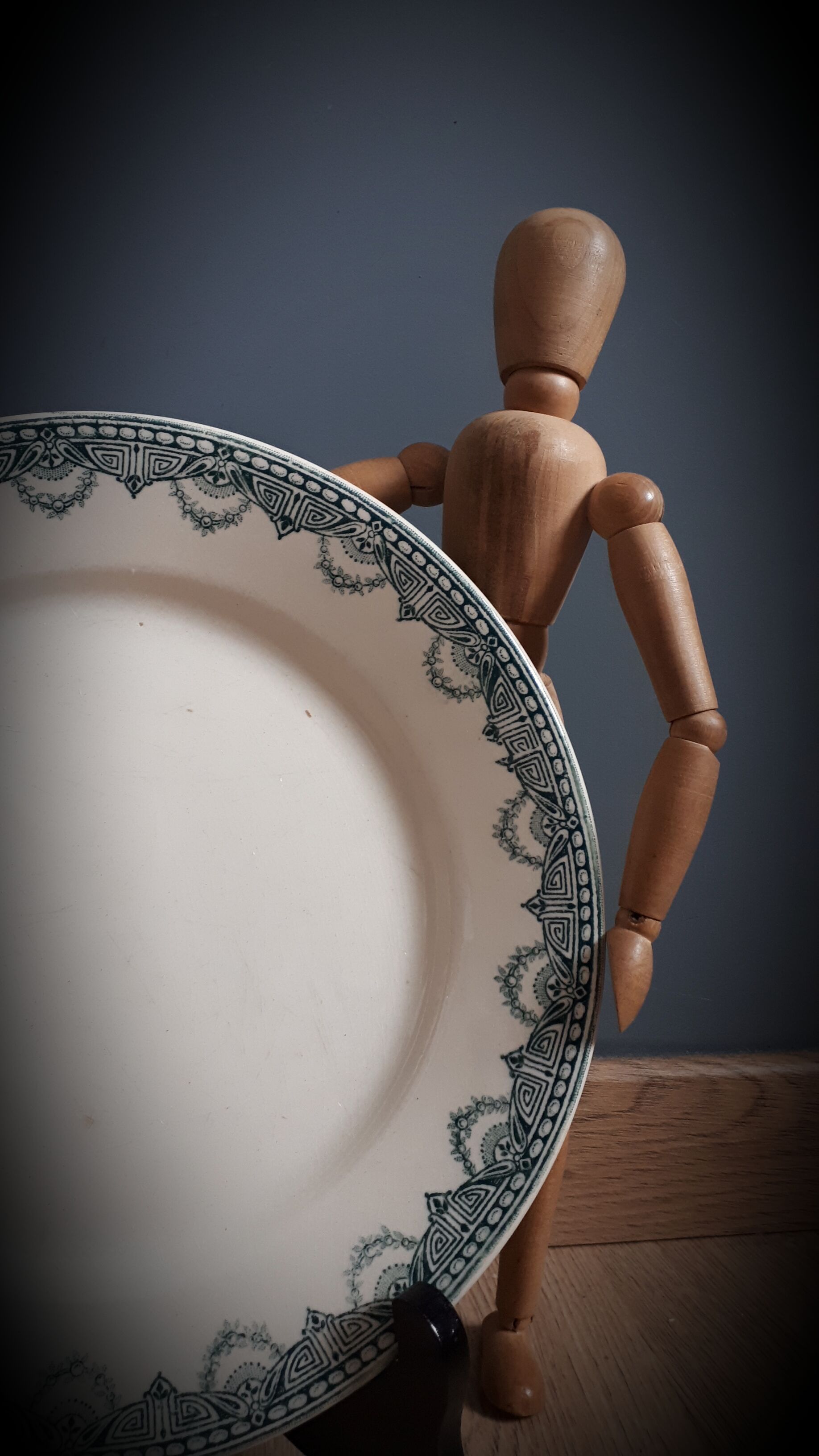 Recamier plate Terre de Fer