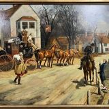 W. G Reid: oil on panel signed lower left