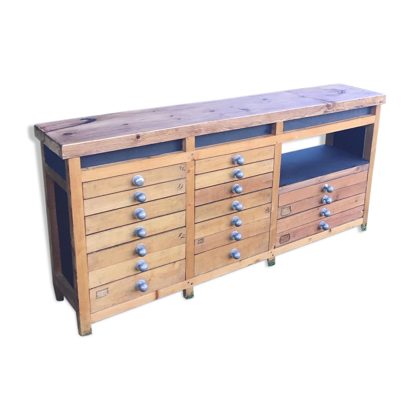 Haberdashery furniture in solid wood