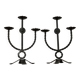 Chandeliers fer forgé style brutaliste