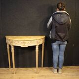 20th century Italian lacquered Louis XVI style console table