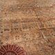 Peach Vintage Moroccan Rug 210 x 270 cm, Berber Wool Rug, Handmade Boho Rug