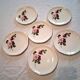 6 dessert plates from Gien model "Chinon" in very good condition.