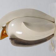 Lampe de bureau vintage florale par Francois Chatain