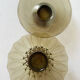 Art Deco fruit cut smoked glass