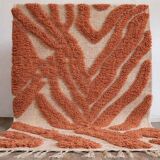 Handmade pure wool Moroccan rug size 1.4/2.6 m