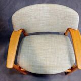 Larsen & Madsen designer armchair by Fritz Hansen, Vintage Scandinavian 1960s