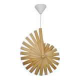 Nautilus pendant light made of wooden slats, 2000s