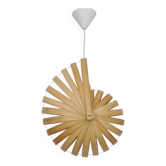 Nautilus pendant light made of wooden slats, 2000s