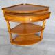 Mid-19th century walnut corner cabinet