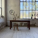 Walnut farmhouse table 2.10m from the 50s