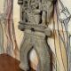 Ancient wooden sculpture – Finely carved Indonesian deity - 19th century