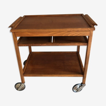 Wooden service trolley 60s