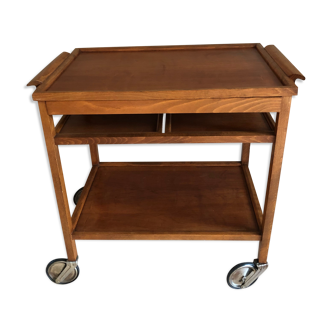 Wooden service trolley 60s