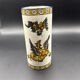 Small cylindrical vase in Gien earthenware - Renaissance pattern