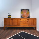 Solid elm sideboard – Brutalist & Modernist design, circa 1960-70
