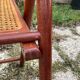 Pair of Italian folding chairs in vintage canning