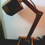 Articulated wood lamp