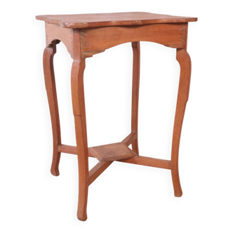Guéridon art déco en teck birman