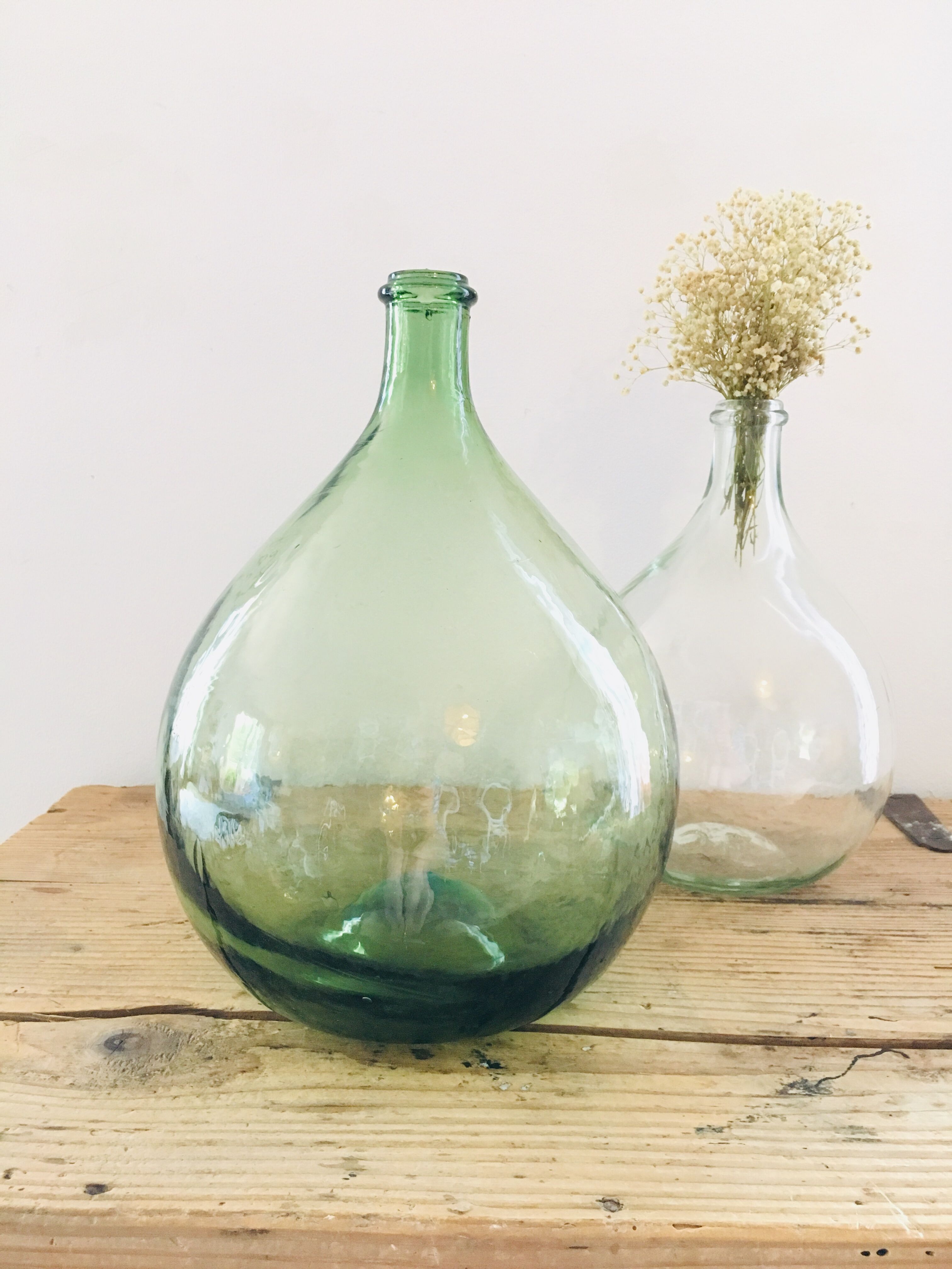 Green demijohn 10 liters