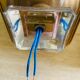 Set of 3 vintage wall lamps in smoked plexiglass, circa 1970's